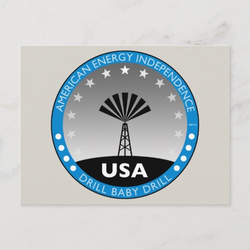 American Energy Independence Postcard