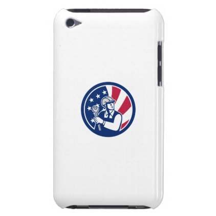 American Engineer USA Flag Icon Barely There iPod Case