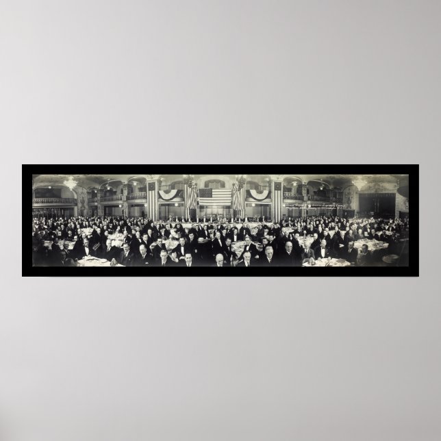 American Engineering Council Mayflower Hotel 1937 Poster (Front)