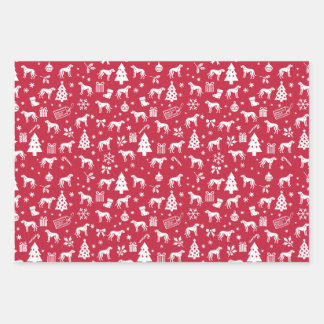 American English Coonhound Christmas Wrapping Paper Sheets