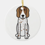 American English Coonhound Dog Cartoon Ceramic Ornament at Zazzle