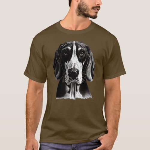 American English Coonhound Dog T_Shirt