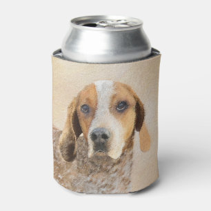 American English Coonhound Painting - Dog Art Can Cooler