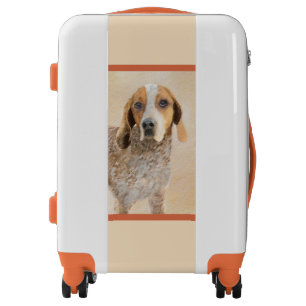American English Coonhound Painting - Dog Art Luggage