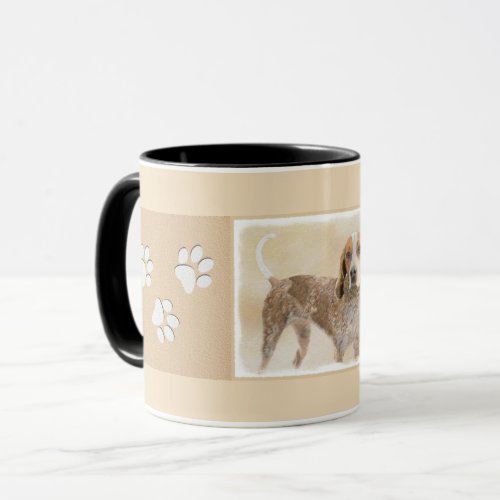 American English Coonhound Painting _ Dog Art Mug