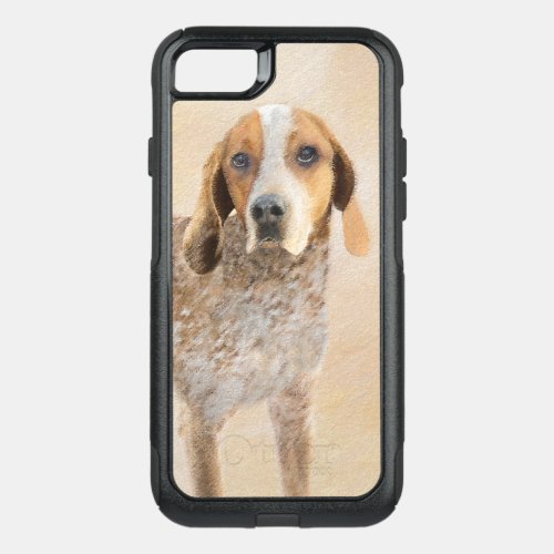 American English Coonhound Painting _ Dog Art OtterBox Commuter iPhone SE87 Case