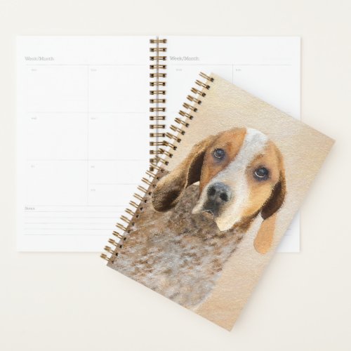 American English Coonhound Painting _ Dog Art Planner