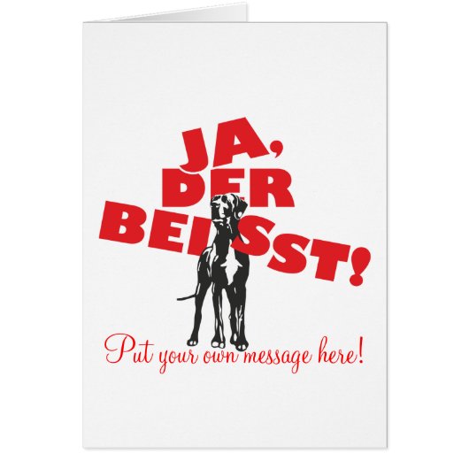 American English: Great Dane Cards (Front)