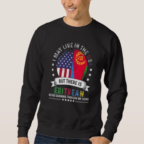 American Eritrean Home in US Patriot American Erit Sweatshirt