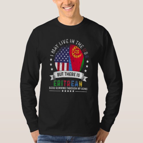 American Eritrean Home in US Patriot American Erit T_Shirt