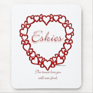 American Eskie True Love Mouse Pad