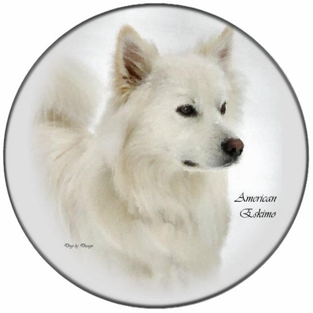 American Eskimo Art Gifts Statuette (Front)