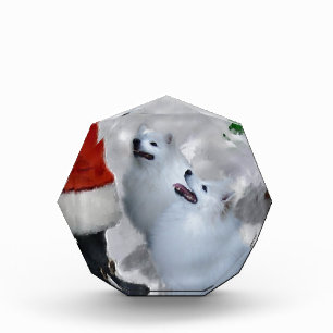 American Eskimo Christmas Acrylic Award