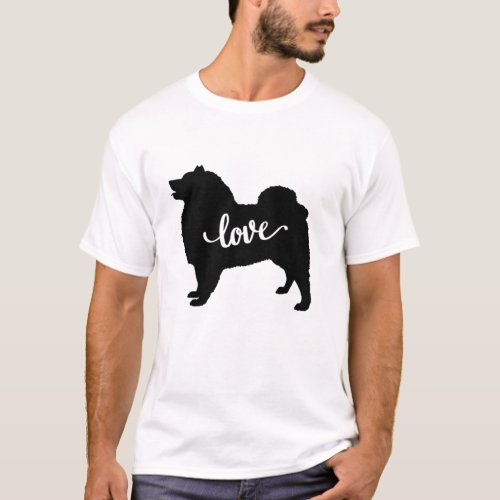 American Eskimo Dog Breed Love T_Shirt