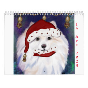 AMERICAN ESKIMO DOG CALENDAR