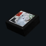 American Eskimo Dog Christmas Jewelry Box<br><div class="desc">I Still Believe! Imagine the awe these lovely American Eskimo dogs feel as they chance upon Santa in the woods. Wonderful addition to our 'I Believe' exclusive series. We want to thank Andrea in Alabama for allowing us the privilege of using her beautiful Eskies, Thunderpas Cheyenne and Dakota, as models...</div>