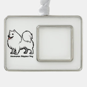 American Eskimo Dog Christmas Ornament