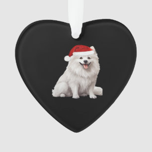 American Eskimo Dog Christmas Tree Dog Puppy Water Ornament