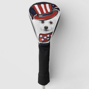 American Eskimo Dog Golf Head Cover