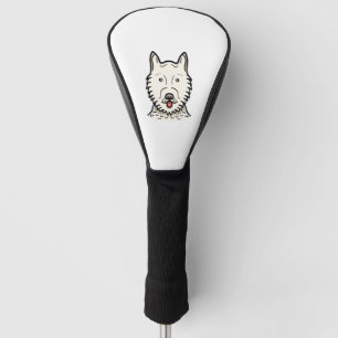 American Eskimo Dog Golf Head Cover