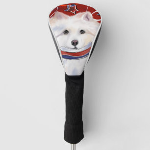 American Eskimo Dog Golf Head Cover