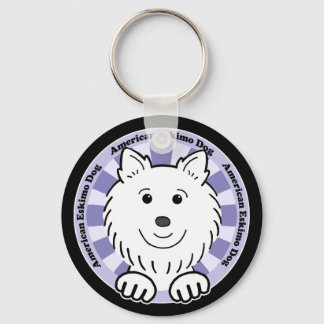 American Eskimo Dog Keychain