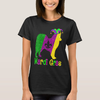 American Eskimo Dog Lover Mardi Gras Carnival Jest T-Shirt