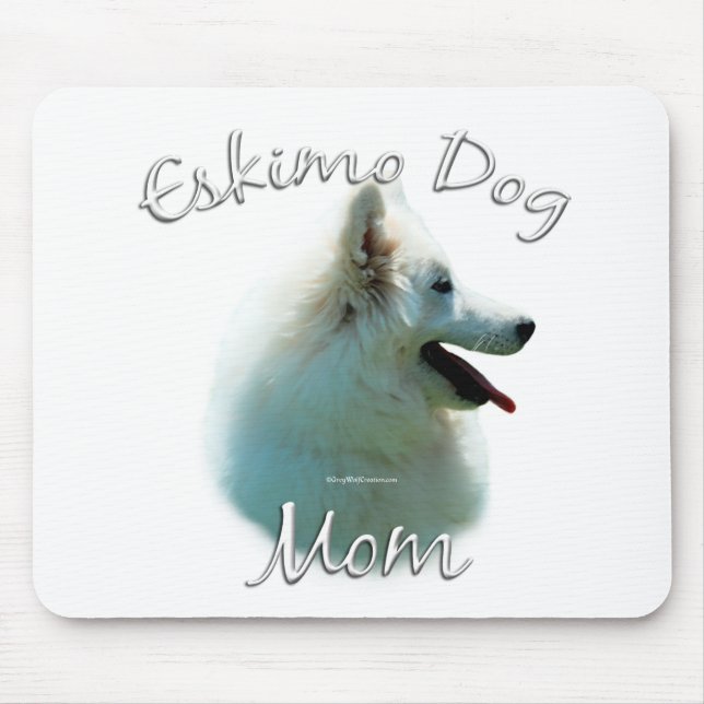 American Eskimo Dog Mom 2 Mouse Pad (Front)