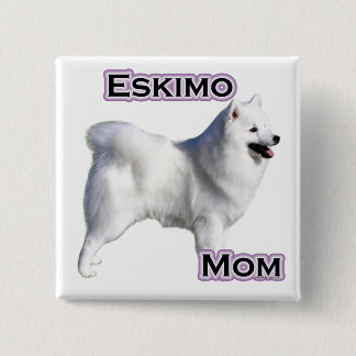 American Eskimo Dog Mom 4 - Button