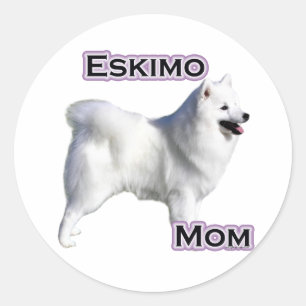 American Eskimo Dog Mom 4 - Sticker