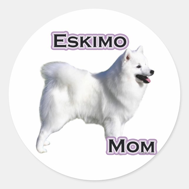 American Eskimo Dog Mom 4 - Sticker (Front)