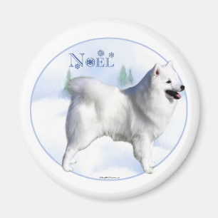 American Eskimo Dog Noel - Magnet
