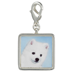 American Eskimo Dog Painting - Original Dog Art Charm