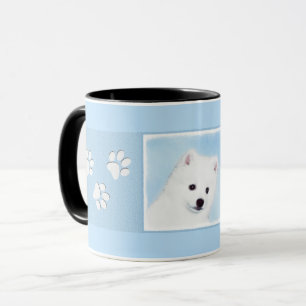 American Eskimo Dog Painting - Original Dog Art Mug
