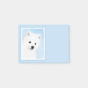 American Eskimo Dog Painting - Original Dog Art Post-it Notes