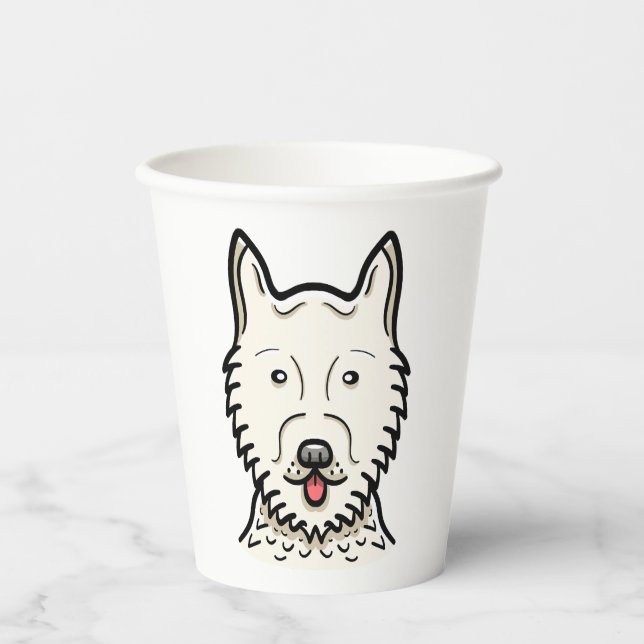 American Eskimo Dog Paper Cups (Front)