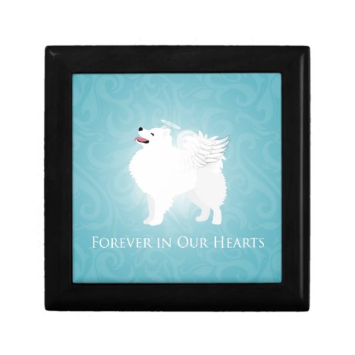 American Eskimo Dog Pet Loss Sympathy Design Jewelry Box