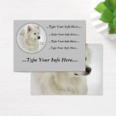 American Eskimo Dog Profile Cards (Desk)