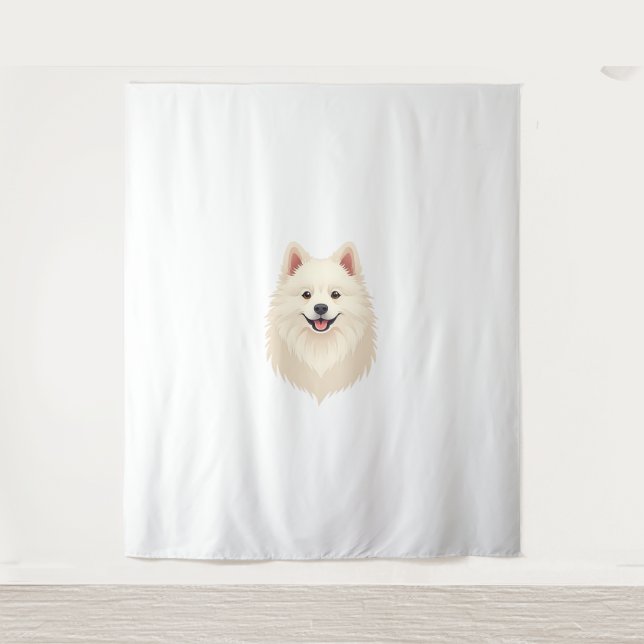 American Eskimo Dog Tapestry (Front)