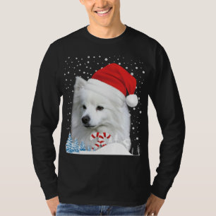 American Eskimo Dog Ugly Christmas Sweater Santa H