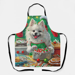 American Eskimo Holiday Baking: Festive Christmas Apron