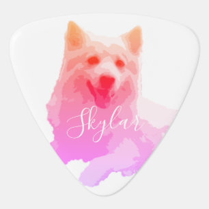 American Eskimo/Japanese Spitz Ipanema Guitar Pick