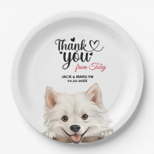 American Eskimo Paper Plates