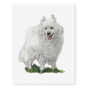 American Eskimo Temporary Tattoos