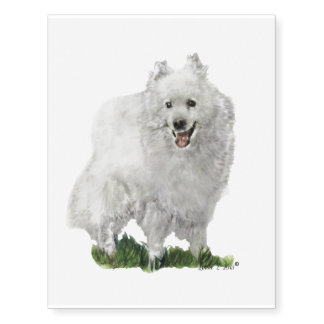 American Eskimo Temporary Tattoos