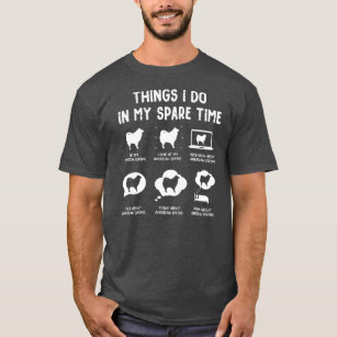 American Eskimo Things Do Spare Time Funny Dog T-Shirt