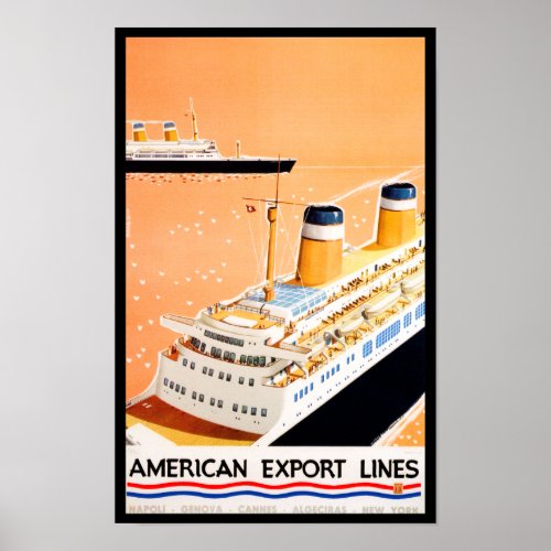 American Export Lines Poster