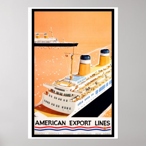 American Export Lines Poster