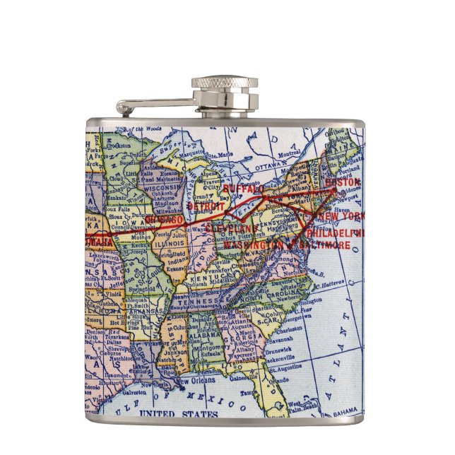 AMERICAN EXPRESS SHIPPING FLASK (Front)