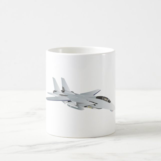 American F-14 Jet Fighter Coffee Mug (Center)